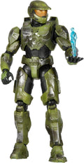 HALO Master Chief with Cortana Hologram - 12-Inch Articulated Master Chief Figure with Cortana Hologram Accessory