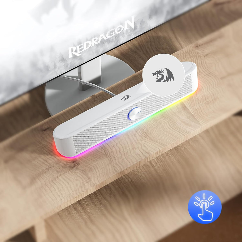 Redragon GS560 RGB Desktop Soundbar – 3 Colors
