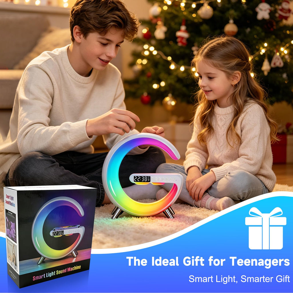 Smart LED Table Lamp 4-in-1 – Black & White