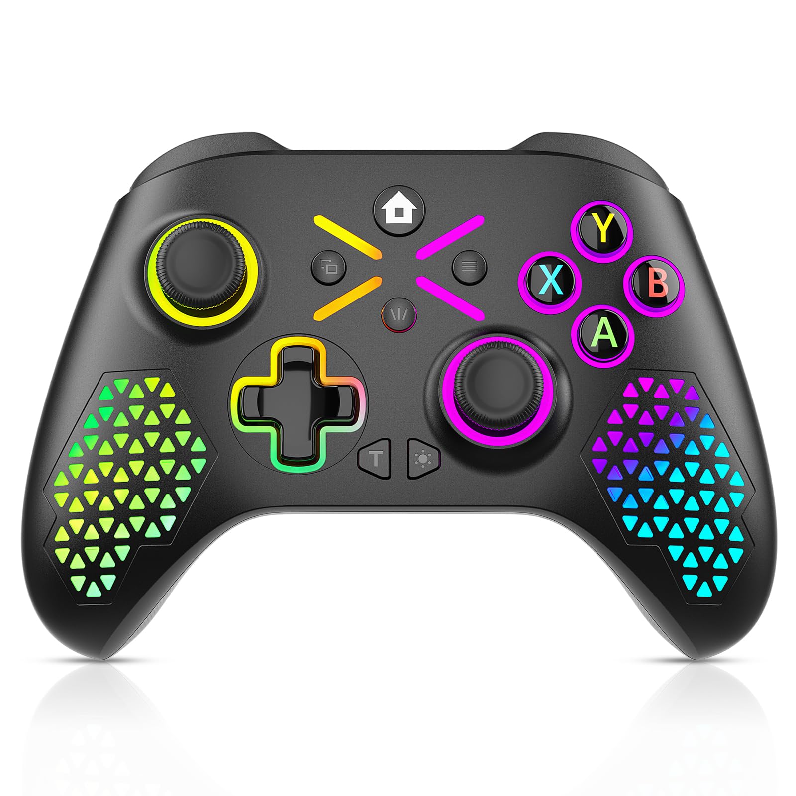 Gamrombo Wireless Controller for Xbox One, Xbox Series X/S, Xbox One X/S, PC, LED Gaming Controller with TURBO,Macro Function,3.5mm Audio Jack - Flex Gamingproduct_type