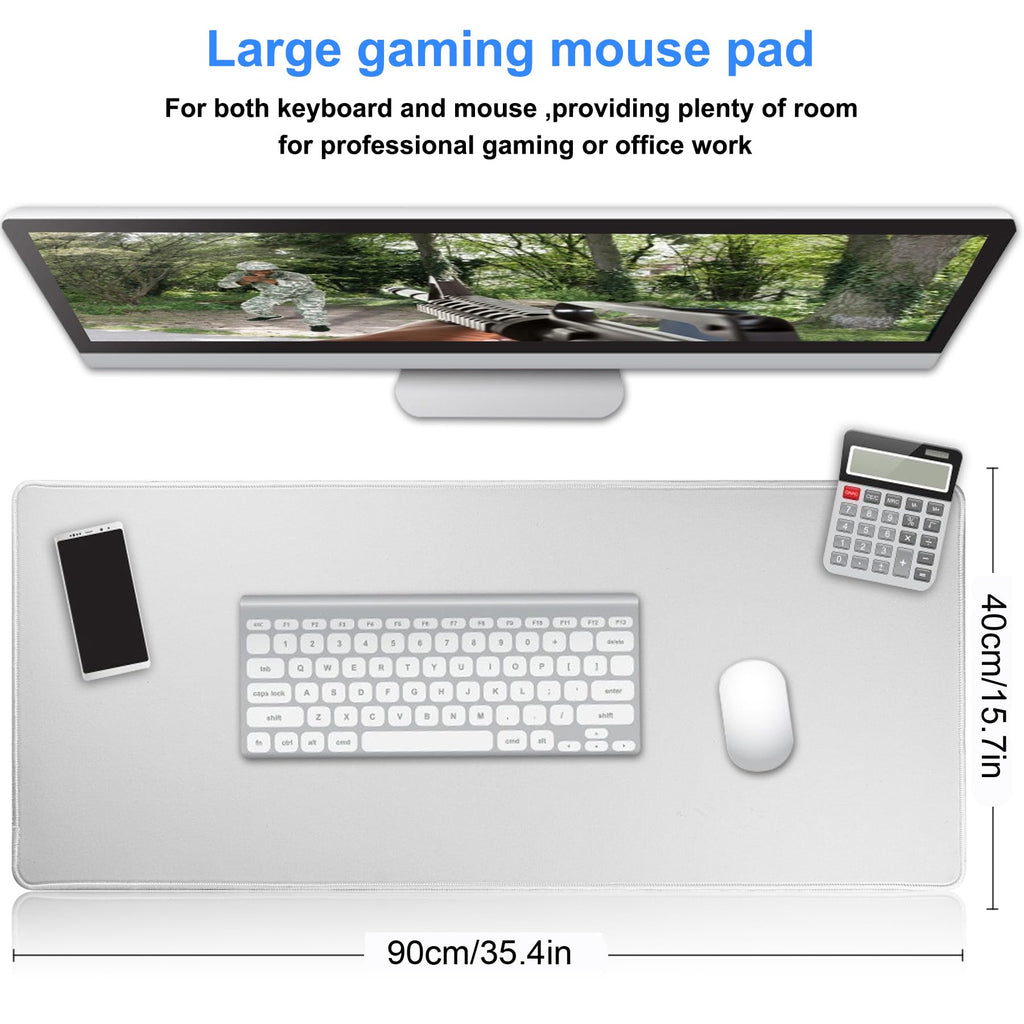 XXL Professional Large Mouse Pad & Computer Game Mouse Mat (35.4x15.7x0.1IN, Map) (90 * 40 Map) - Flex Gamingproduct_type