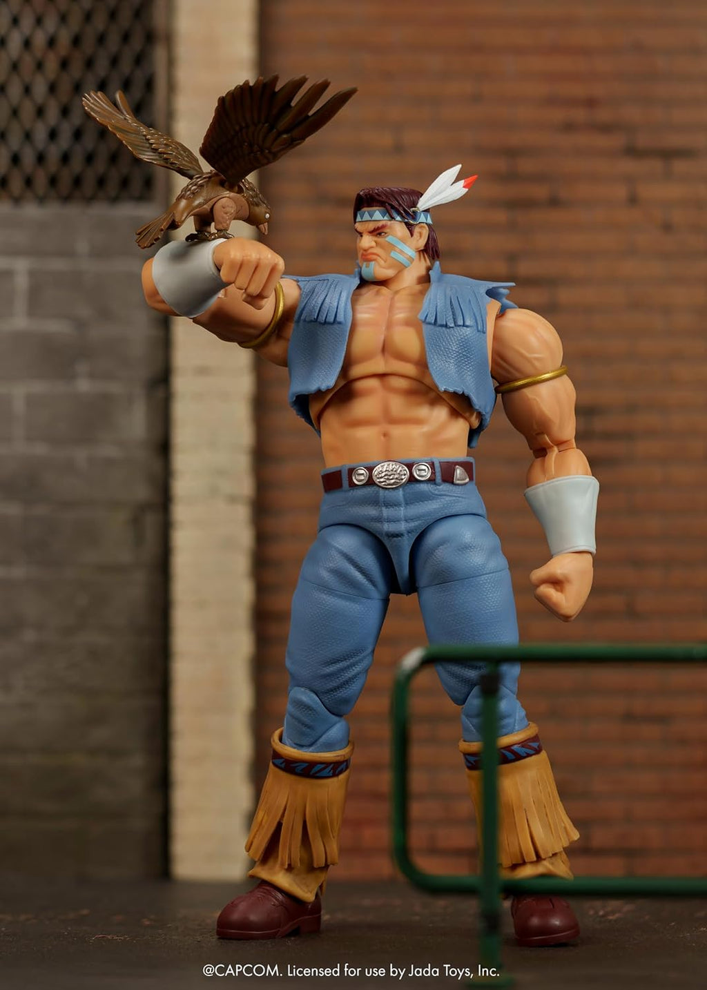 Jada Street Fighter II T. Hawk Action Figure – 1:12 Deluxe Scale Toys – 6" Tall, Fully Articulated, Collector Packaging | Street Fighter 2 The Final Challengers 6 Inch Action Figure Deluxe - T. Hawk