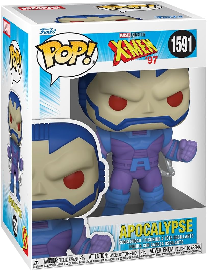 Funko POP! Marvel: X-Men '97 - Apocalypse | Official Merch - Collectable Vinyl Figurine for Shelf Display - Birthday Gift Idea for Fans and Collectors