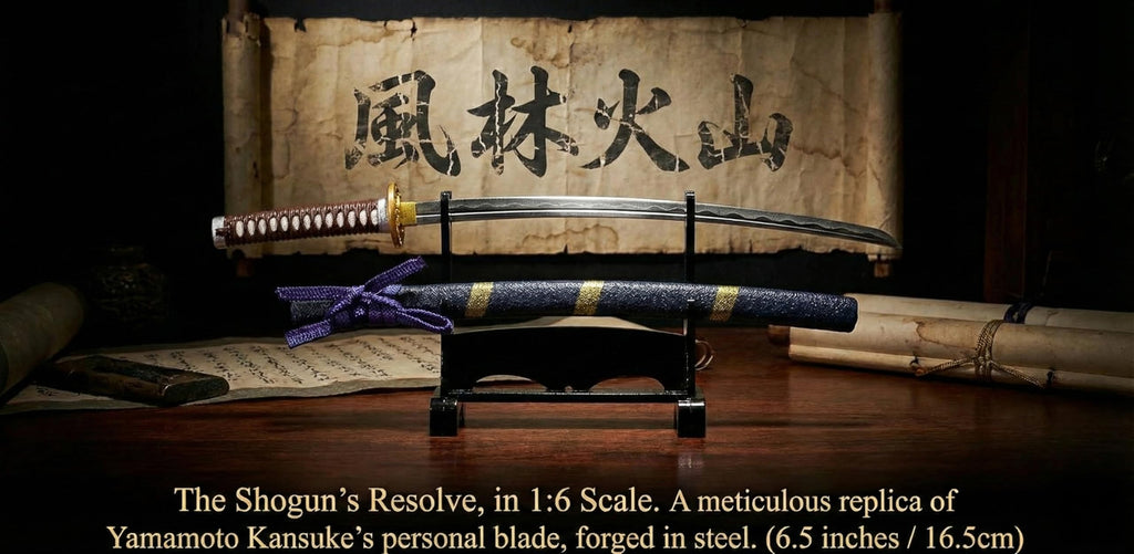 MEISTER JAPAN Samurai Figure Yamamoto Kansuke 8.3" w/Katana & Case | 1:10 scale armor honoring the Takeda strategist, with stand, flag & kakedai stand; dust-proof, gift for history fans - Flex Gamingproduct_type