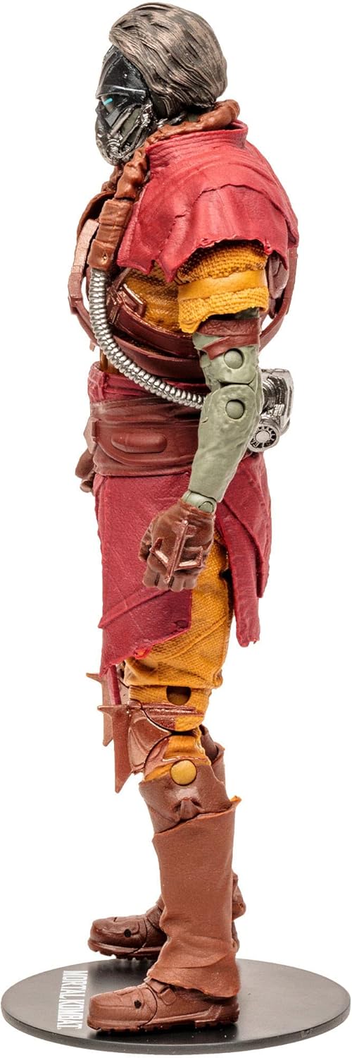 McFarlane Toys - Mortal Kombat 7IN Figures WV10 - KABAL (Rapid RED) | Mortal Kombat 7 Inch Action Figure Wave 10 - Kabal Rapid Red