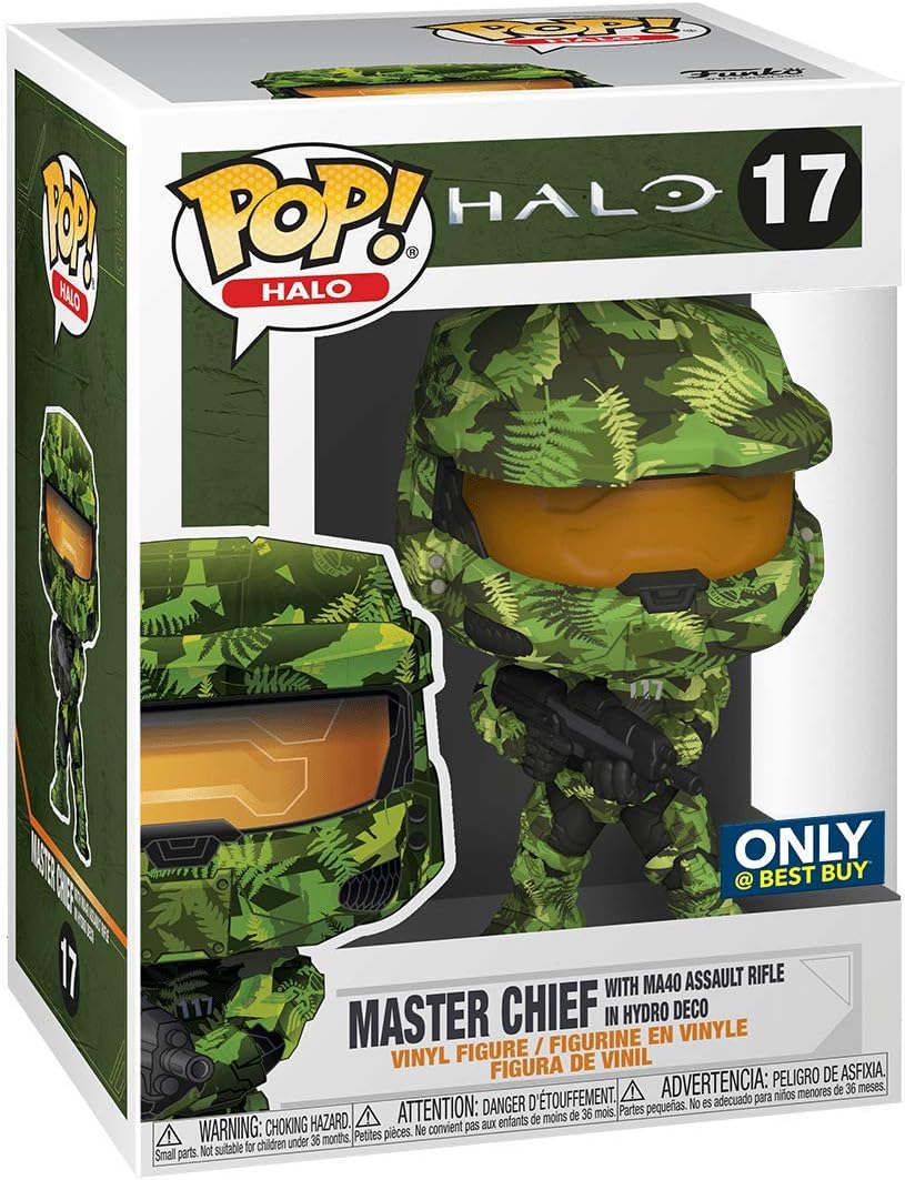 Funko Halo Master Chief with MA40 Assault Rifle in Hydro Deco