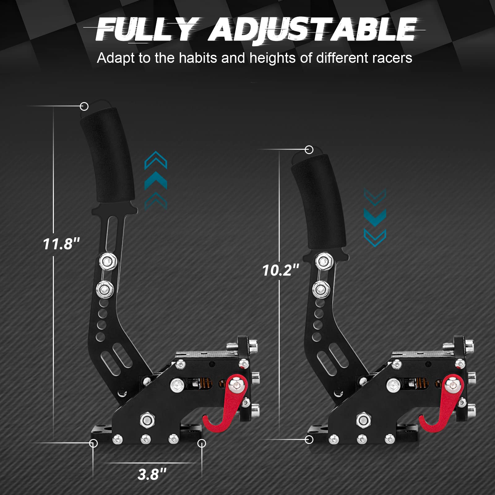 aikeec USB Handbrake for PS4 PS5: Compatible with Logitech G27 G29- PC Handbrake Compatible for G27 G29 G920 Thrusmsater T300 T500 Sim Racing Handbrake - Flex Gamingproduct_type