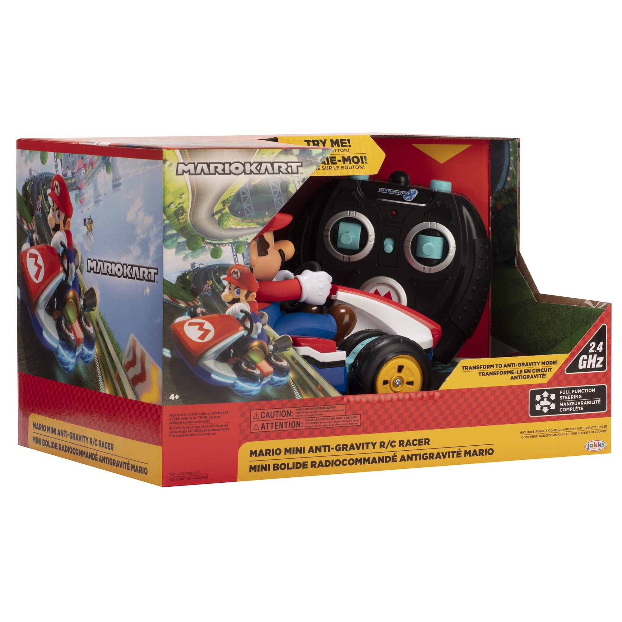 Super Mari Kart 8 Mario Anti-Gravity Mini RC Racer 2.4Ghz - Flex Gamingproduct_type
