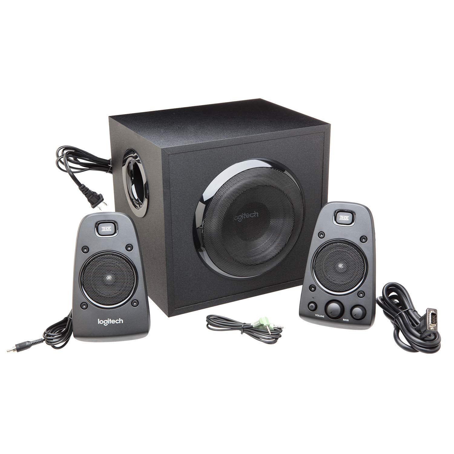 Logitech Z625 Powerful THX® Certified 2.1 Speaker System with Optical Input