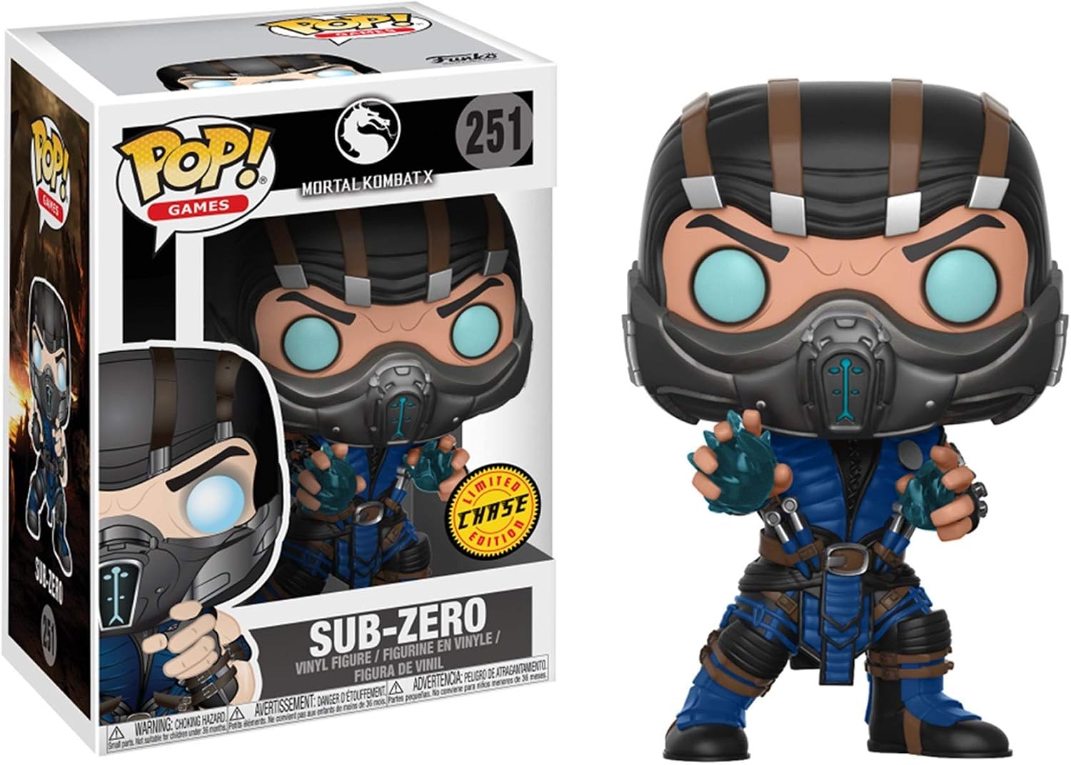 Funko Pop Games: Mortal Combat - Subzero (Styles May Vary) Collectible Vinyl Figure