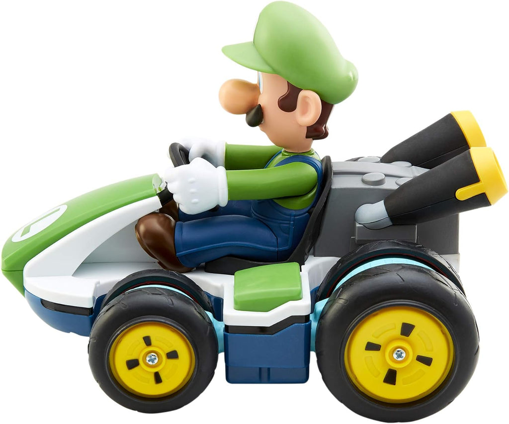 Nintendo Mario Kart 8 Luigi Mini Anti-Gravity Rc Racer 2.4Ghz, with Full Function Steering Create 360 Spins, Whiles & Drift!Up to 100'. Range - for Kids Ages 4+