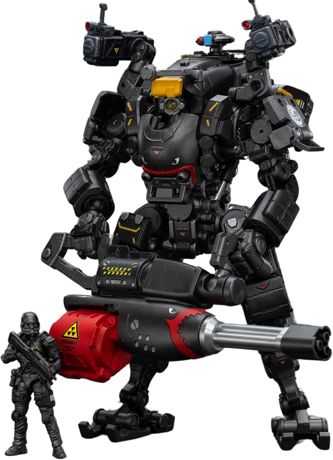 JOYTOY Action Figures 1/25 God of War 86-II Assault Anime Soldier Figure and Mecha PVC DIY Robot Collectible Military Model Collection