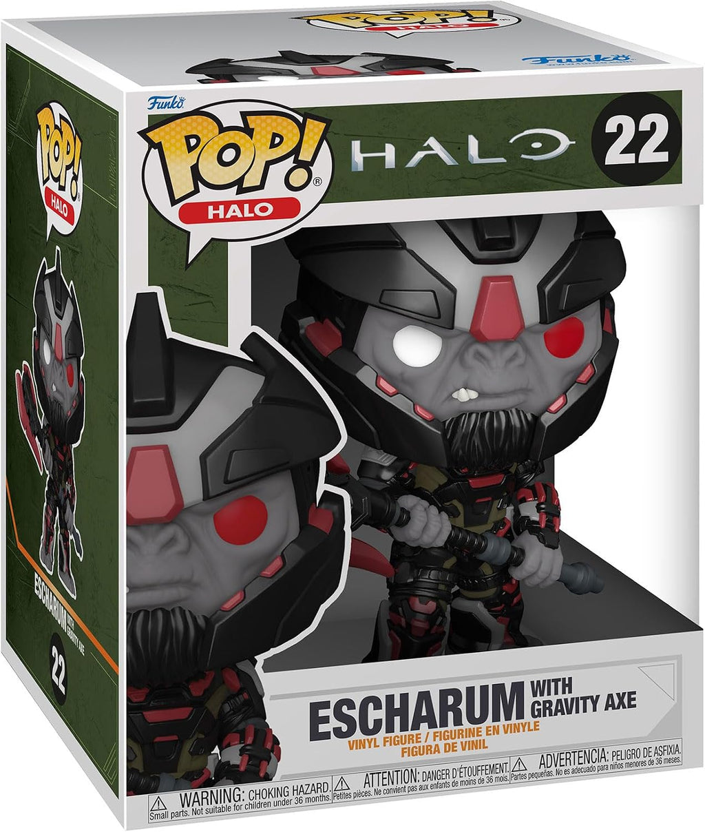 Funko POP Super: Halo Infinite - Escharum with Axe,Multicolor,6.5 inches,59339