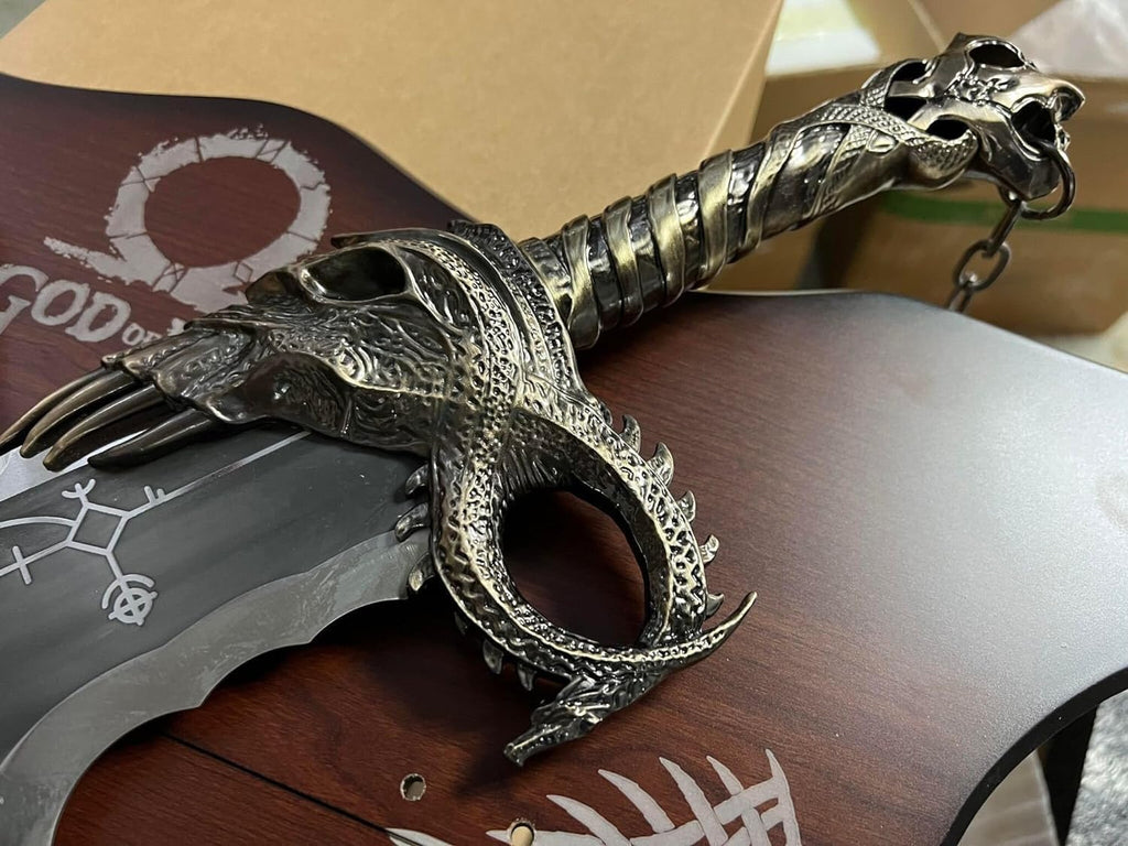 MDM_KT | God of Wars Blades of Chaos Metal, God of Wars, GOW Blades of Chaos Sword Twin Blades Sword, Kraatos Metal Cosplay Weapon Prop 1:1 Replic, Viking Gifts, Men Gift for Him - Flex Gamingproduct_type