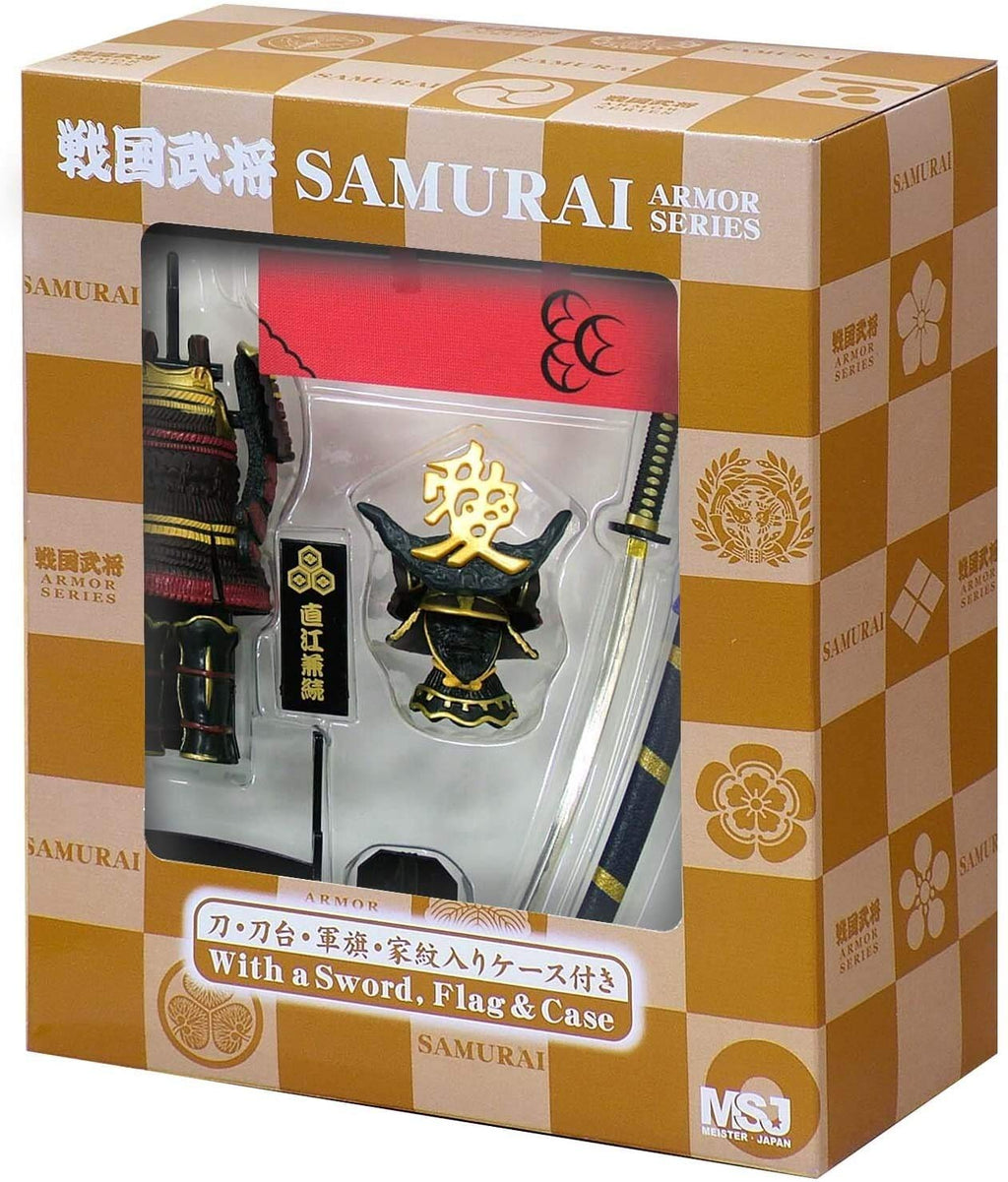 MEISTER JAPAN Samurai Figure Yamamoto Kansuke 8.3" w/Katana & Case | 1:10 scale armor honoring the Takeda strategist, with stand, flag & kakedai stand; dust-proof, gift for history fans - Flex Gamingproduct_type