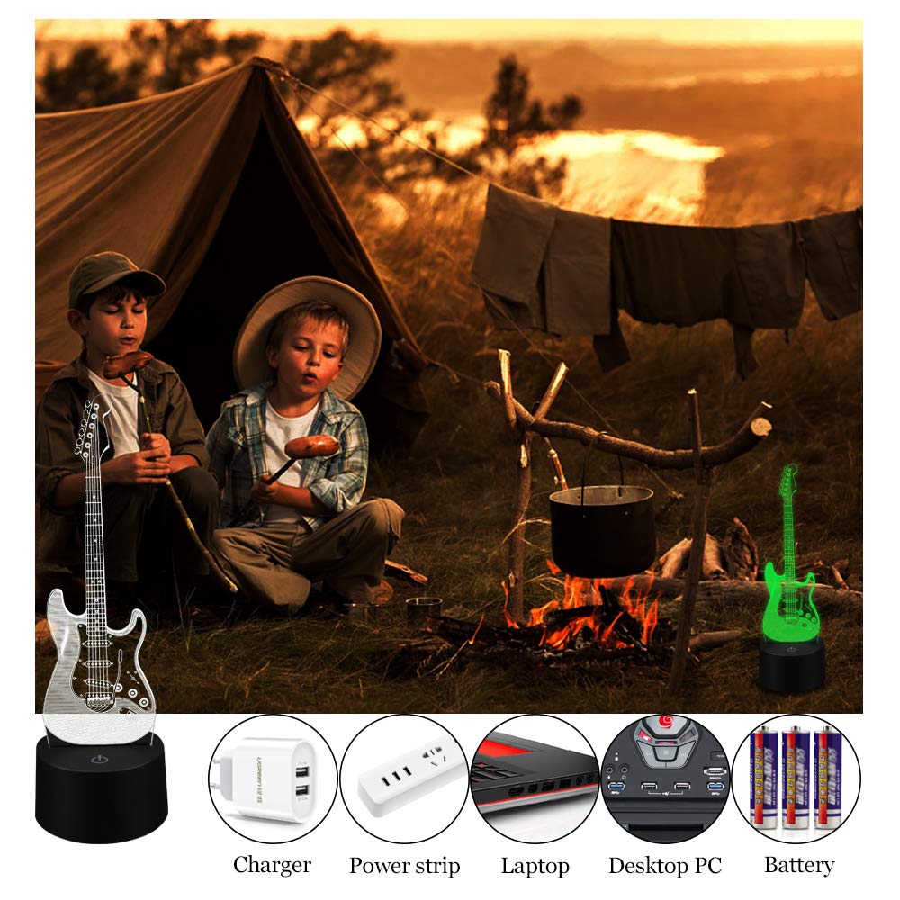 AZIMOM 3D Illusion Night Light – 5 Designs