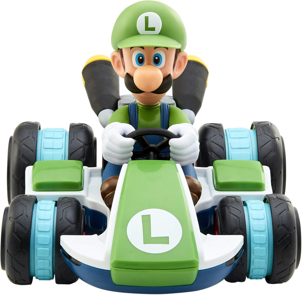 Nintendo Mario Kart 8 Luigi Mini Anti-Gravity Rc Racer 2.4Ghz, with Full Function Steering Create 360 Spins, Whiles & Drift!Up to 100'. Range - for Kids Ages 4+
