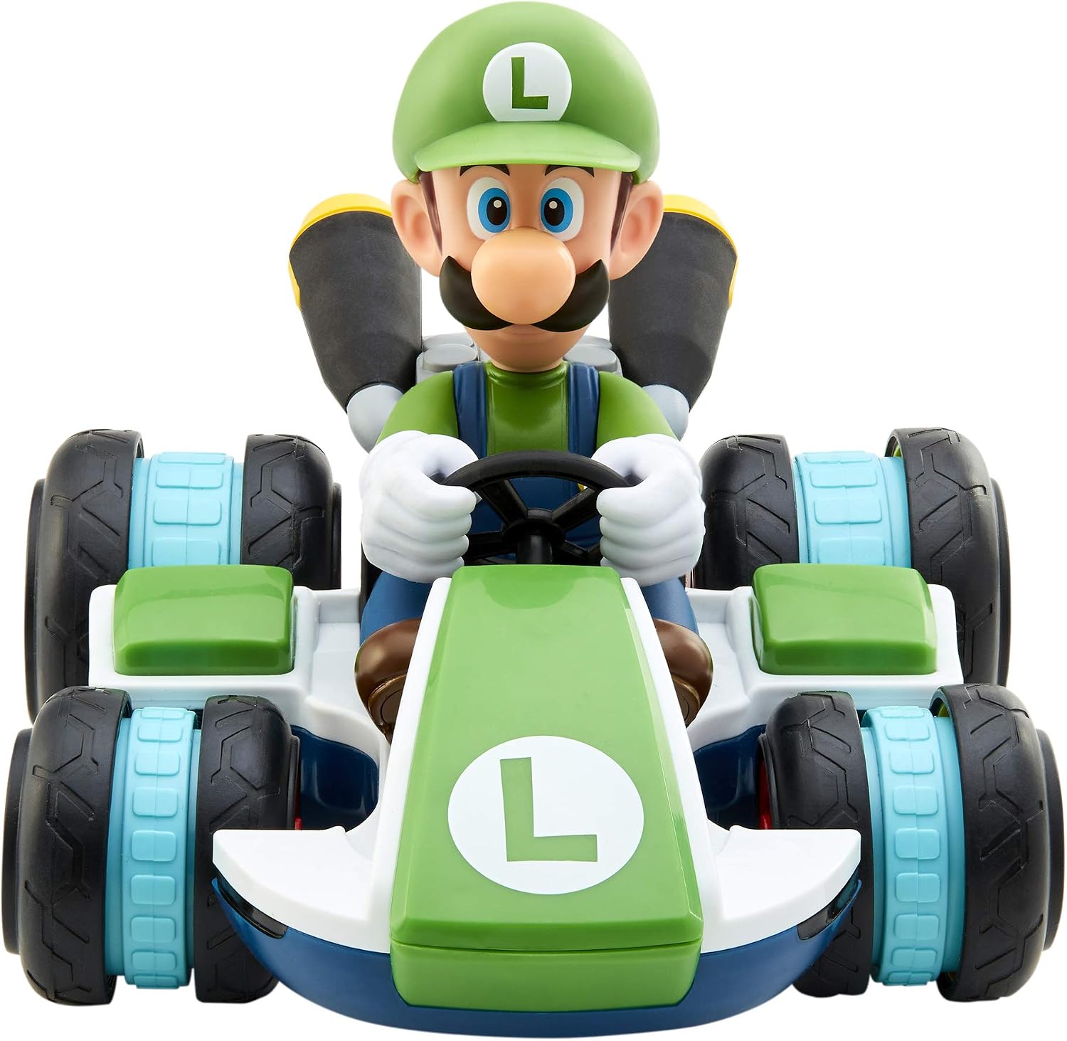 Nintendo Mario Kart 8 Luigi Mini Anti-Gravity Rc Racer 2.4Ghz, with Full Function Steering Create 360 Spins, Whiles & Drift!Up to 100'. Range - for Kids Ages 4+