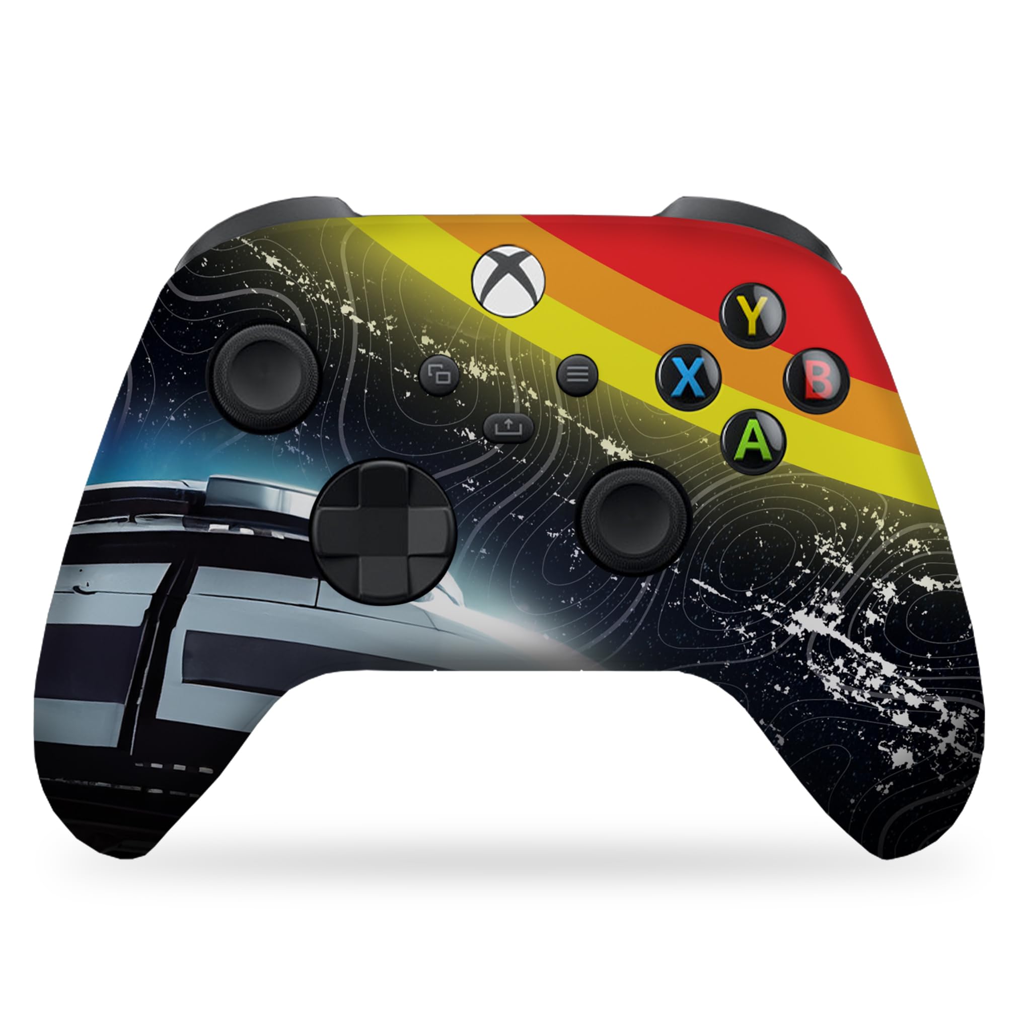 DreamController Go-Ku Custom X-box Controller Wireless compatible with X-box One/Series X/S Proudly Customized in USA with Permanent HYDRO-DIP Printing (NOT JUST A SKIN) - Flex Gamingproduct_type