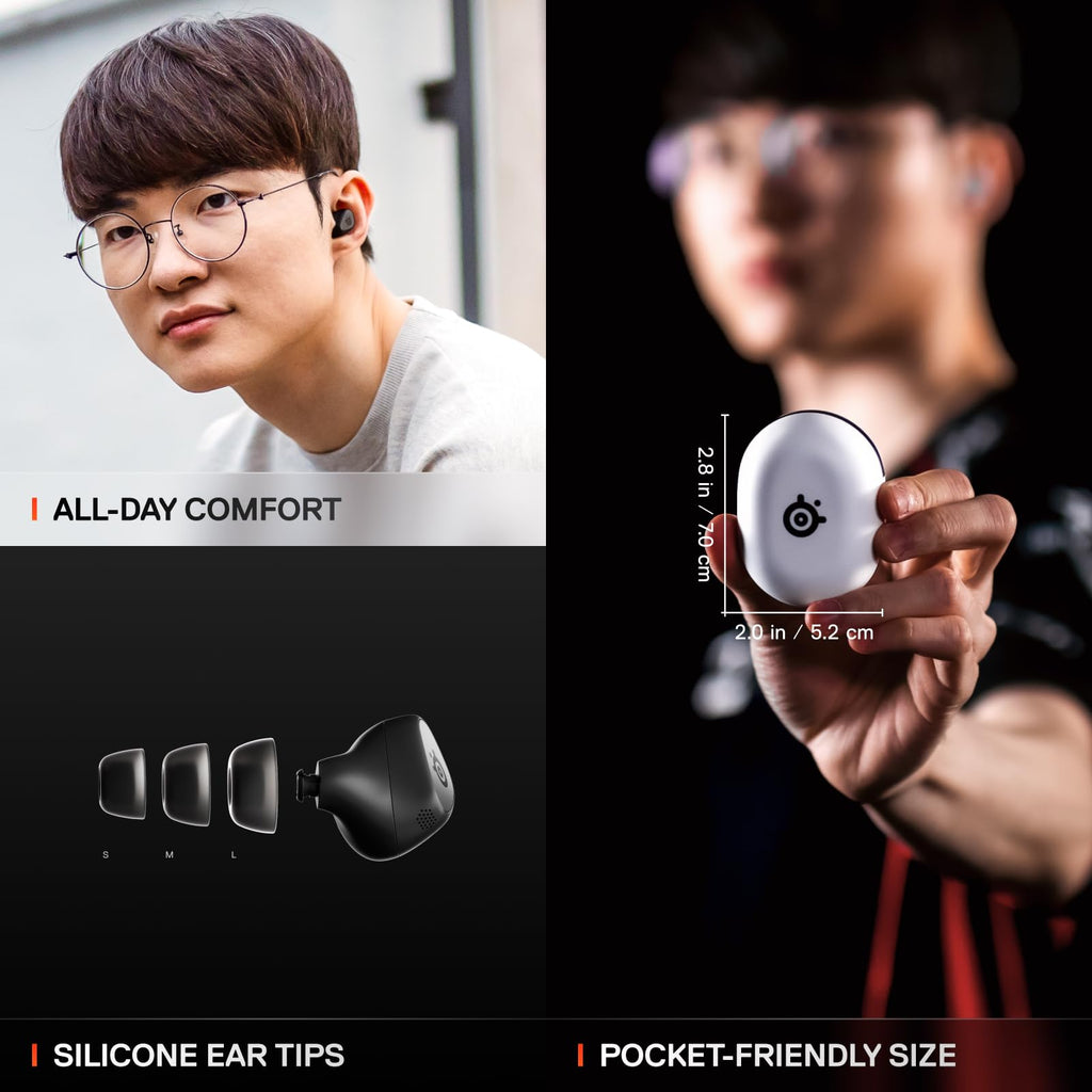 SteelSeries Arctis GameBuds Wireless Gaming Earbuds – 2 Platforms & 2 Colors
