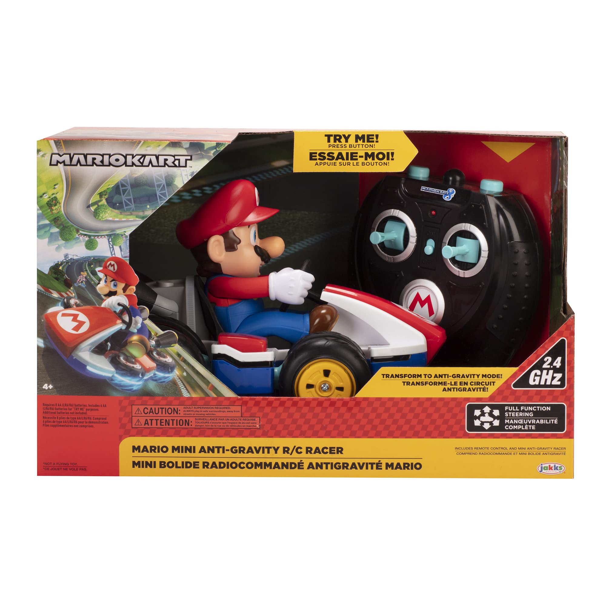 Super Mari Kart 8 Mario Anti-Gravity Mini RC Racer 2.4Ghz - Flex Gamingproduct_type