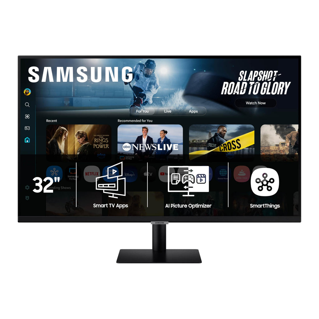 Samsung 43” Smart Monitor M7 (M70F) 4K UHD Display, Samsung Vision AI, Smart TV Apps, Gaming Hub, USB-C, HDMI and USB-A, Black, LS43FM702UNXZA, 2025 - Flex Gamingproduct_type