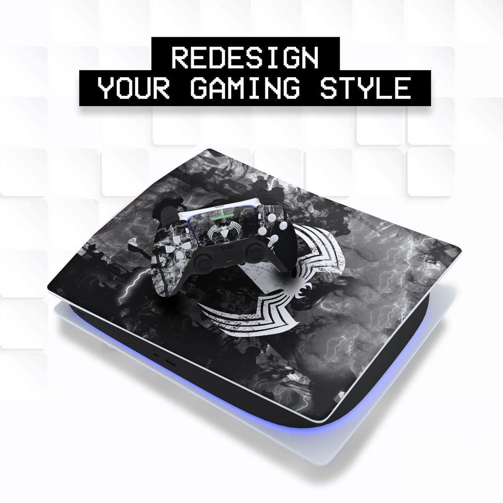 BCB Controllers Custom Console Face Plate Compatible with PS_5 Console | Console Cover for Play_Station 5 | Proudly Customized in USA with Permanent Hydro-DIP Printing (NOT JUST A Skin) - Flex Gamingproduct_type