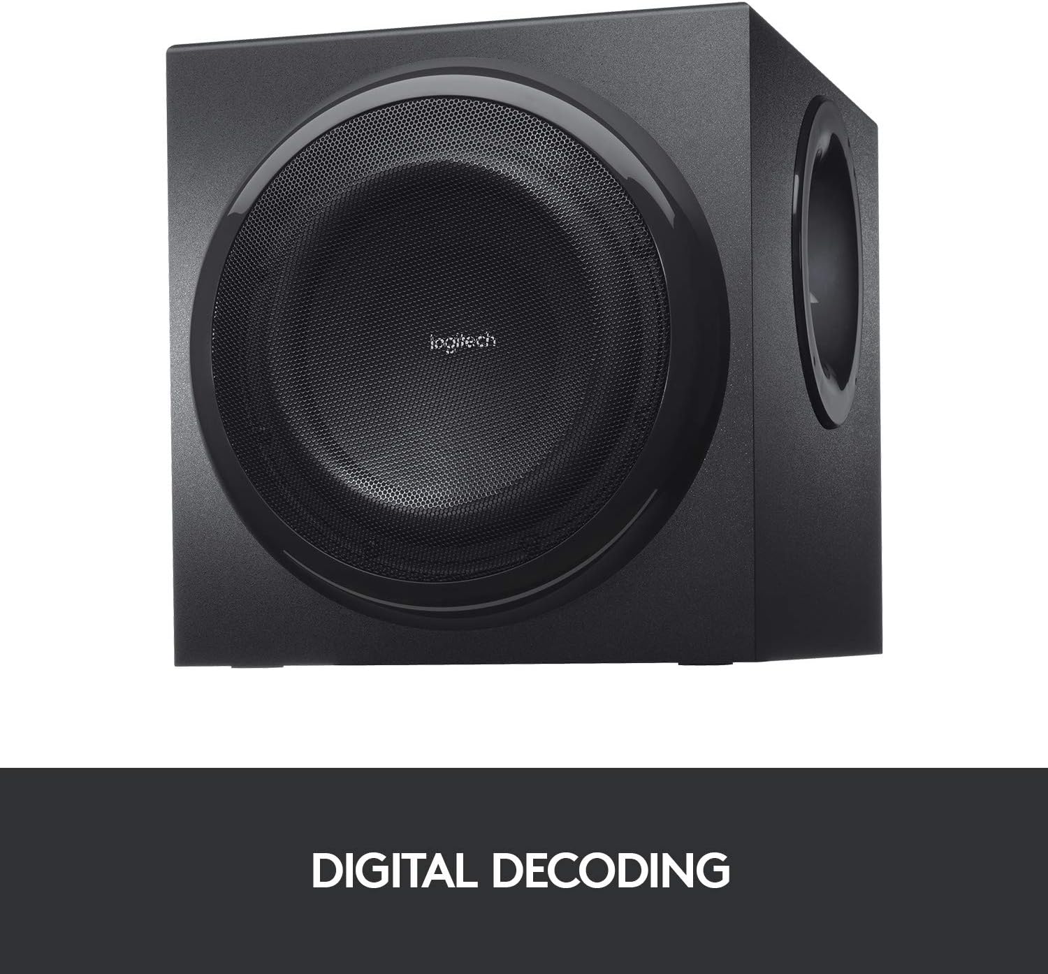 Logitech Z906 5.1 Surround Sound Speaker THX Dolby DTS - Black | Certified, digital audio input, multiple devices setup