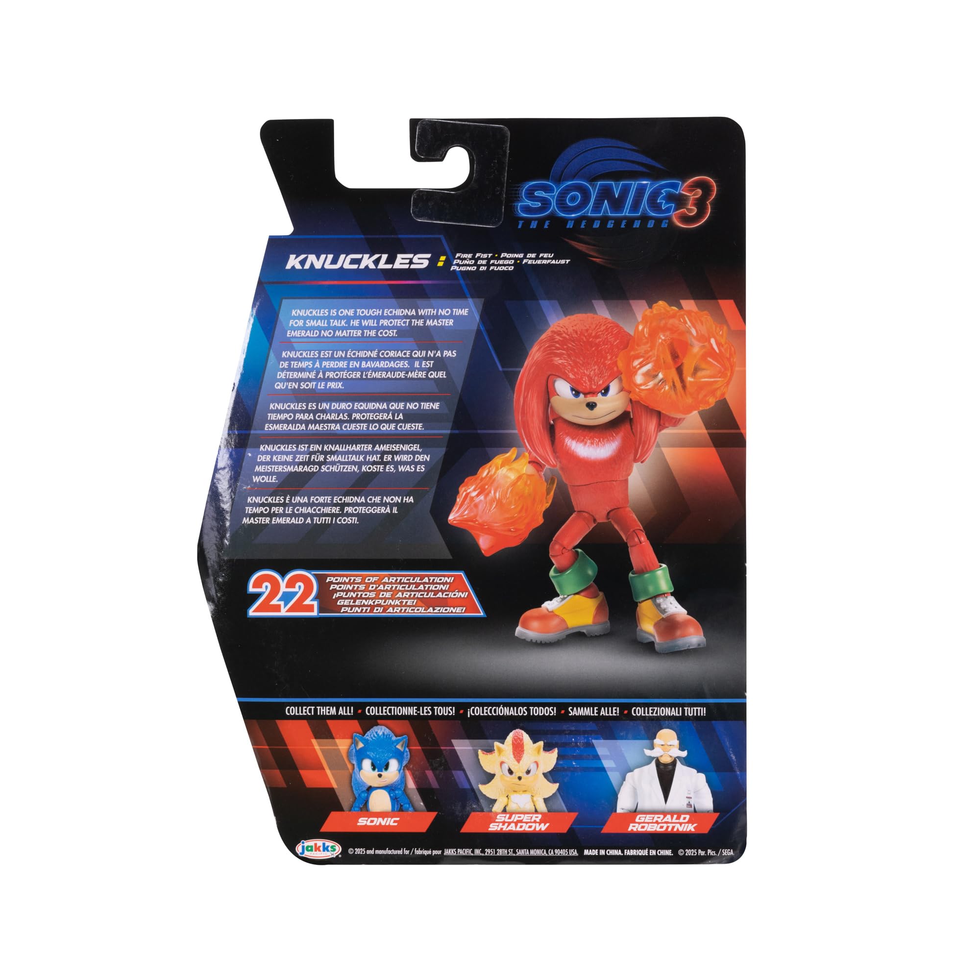 Sonic The Hedgehog – 5-Inch Shadow Action Figure – 20+ Points of Articulation – Official Collector Toy – Boys & Girls Ages 3+ | Sonic The Hedgehog Movie 5 Inch Action Figure Wave 1 - Shadow (Closed Mouth)