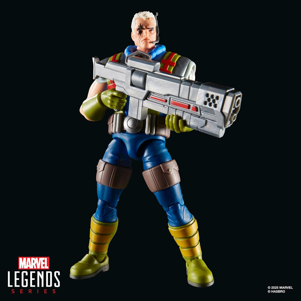 Marvel Legends Series Marvel's Cable, X-Men '97 Collectible 6-Inch Action Figure Toy | 6-Inch Collectible, Includes 6 Accessories, 2 Blasters, 2 Weapon Fx, 20 Plus Points Articulation