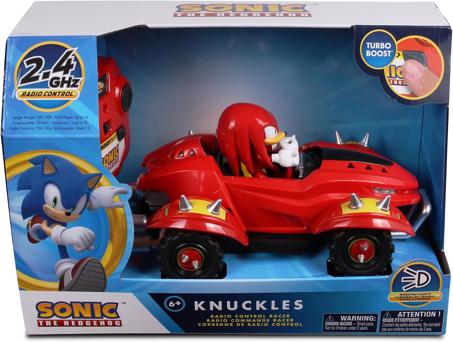 NKOK Sonic Racing CrossWorlds: Knuckles The Echidna 2.4GHz RC