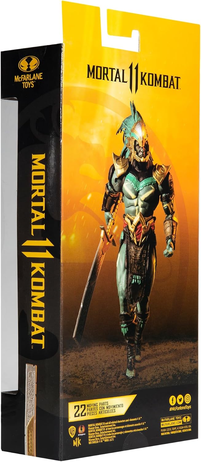 McFarlane Toys Mortal Kombat Kotal Kahn 7" Action Figure with Accessories | Mortal Kombat 7 Inch Action Figure Wave 7 - Kotal Kahn