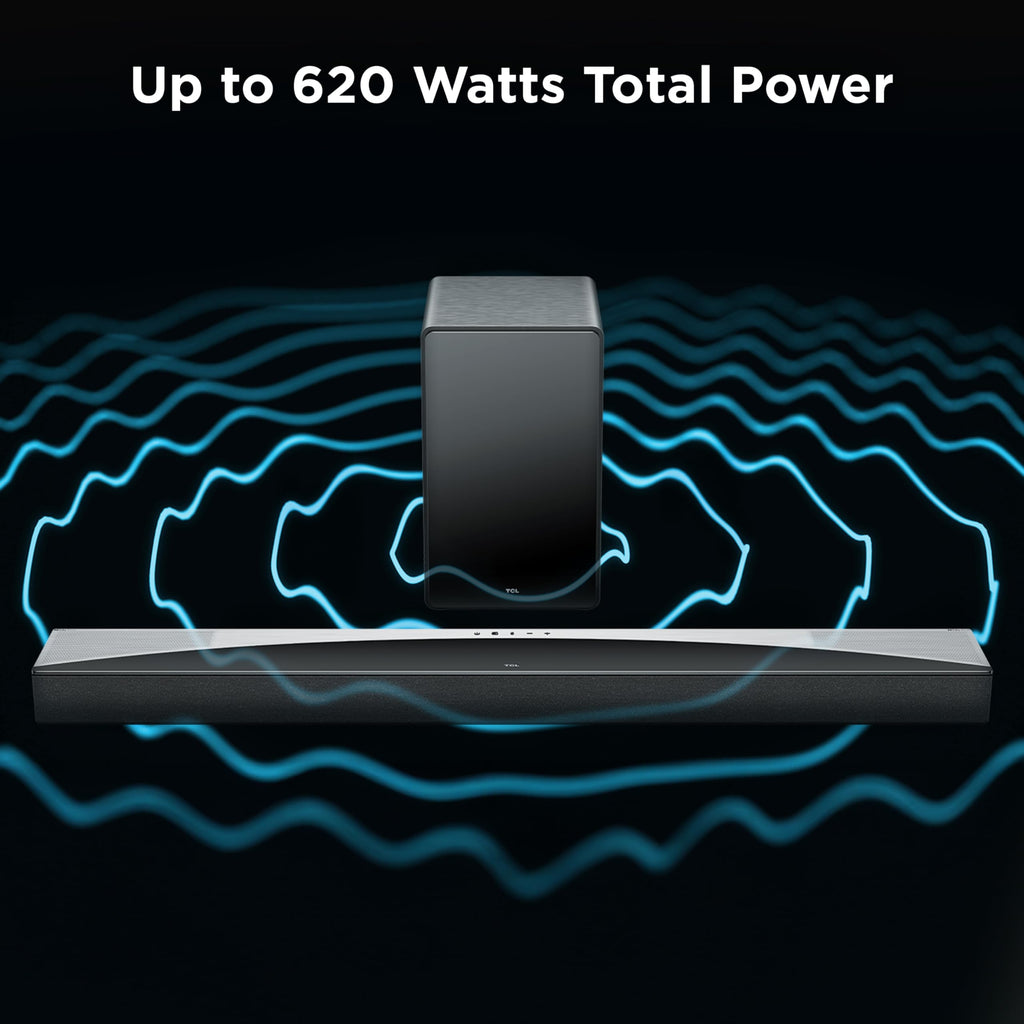 TCL Q-Series 5.1 Surround Sound Bar with Wireless Subwoofer – Q65H, Q75H & Q85H