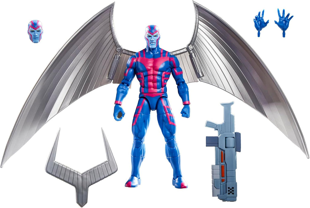 Marvel Legends Series Archangel 6" Action Figure X-Men '97 | Marvel Legends Retro 6 Inch Action Figure X-Men '97 Deluxe - Archangel