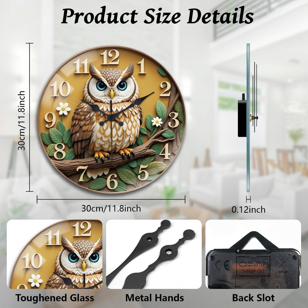 Peacoblue Silent Wall Clock – 26 Styles