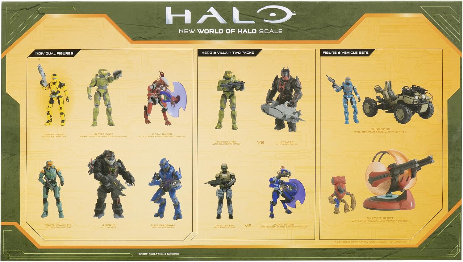 HALO Deluxe Figure - UNSC Mantis and Spartan EVA - Armor Defense System - Build Out Your Universe