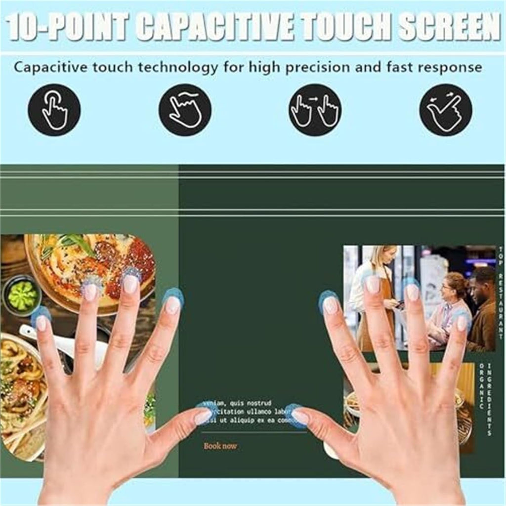 Touchsn 32" Portable Smart Monitor with Stand - 8GB RAM & 128GB Storage for Home Office, On-the-Go Entertainment, Presentations & Gaming Display - Flex Gamingproduct_type