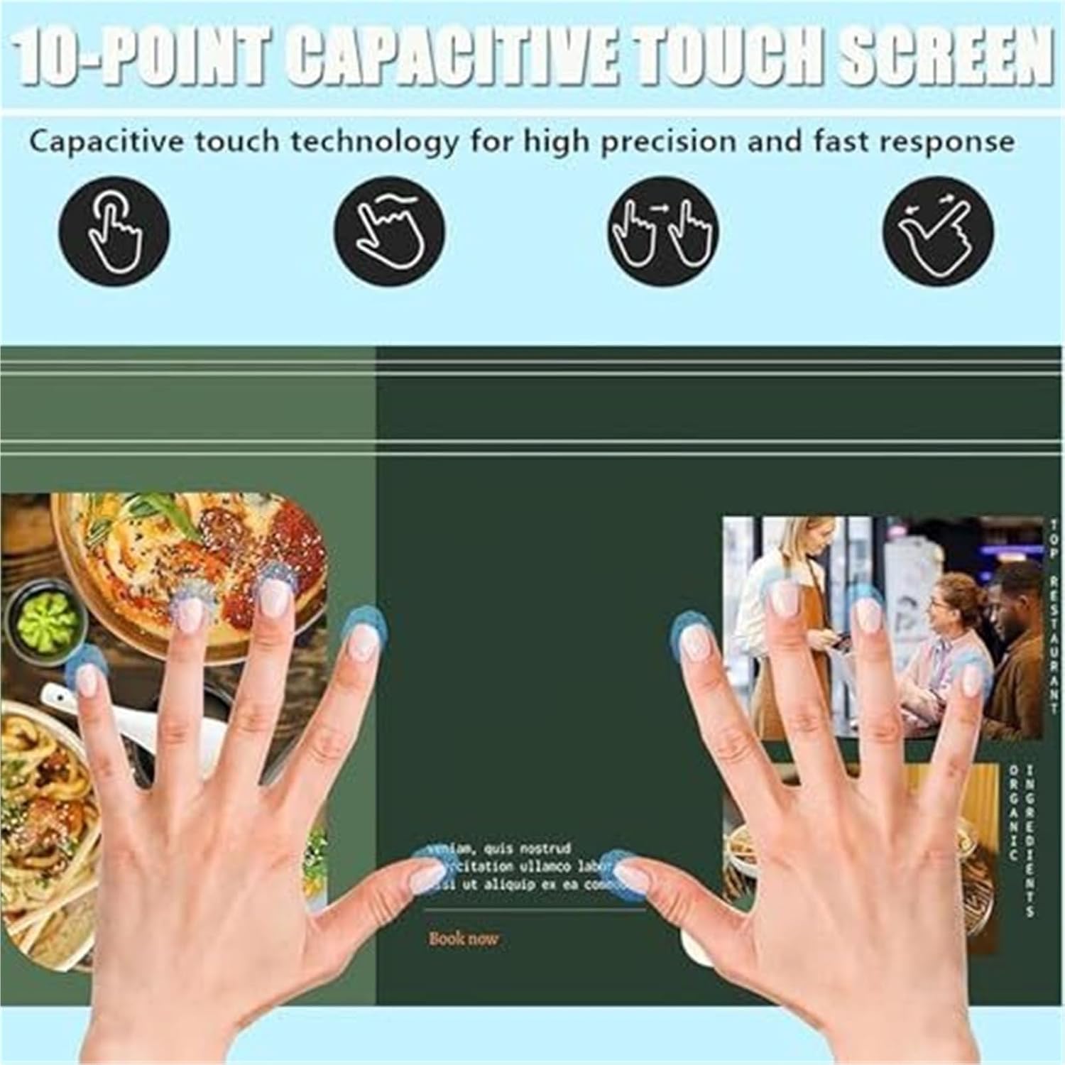 Touchsn 32" Portable Smart Monitor with Stand - 8GB RAM & 128GB Storage for Home Office, On-the-Go Entertainment, Presentations & Gaming Display - Flex Gamingproduct_type