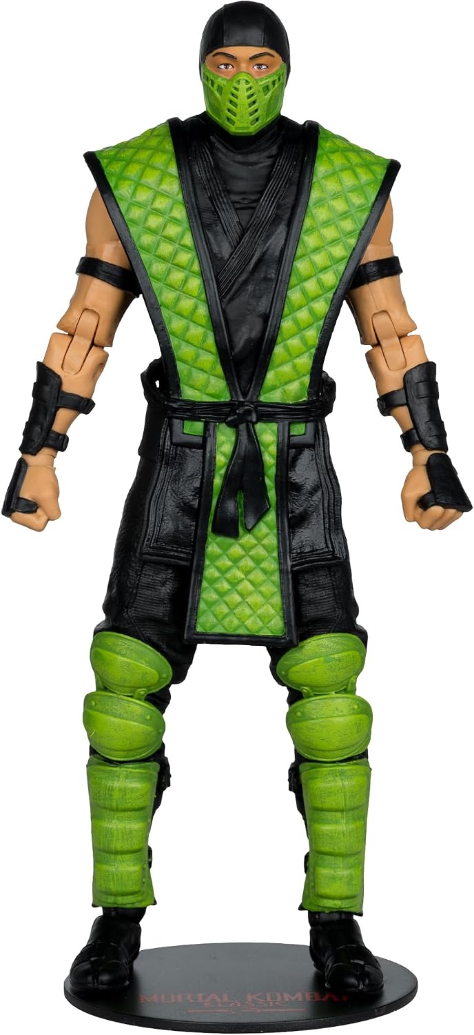 McFarlane Toys - Mortal Kombat Klassic Reptile 7in Action Figure | Mortal Kombat Klassic 7 Inch Action Figure Wave 2 - Reptile