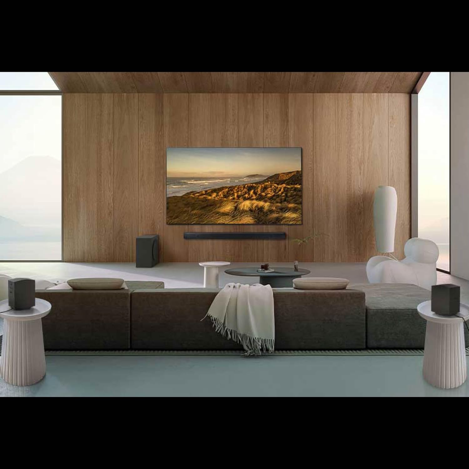 Samsung Q990D 11.1.4ch Wireless Dolby Atmos Soundbar with Rear Speakers