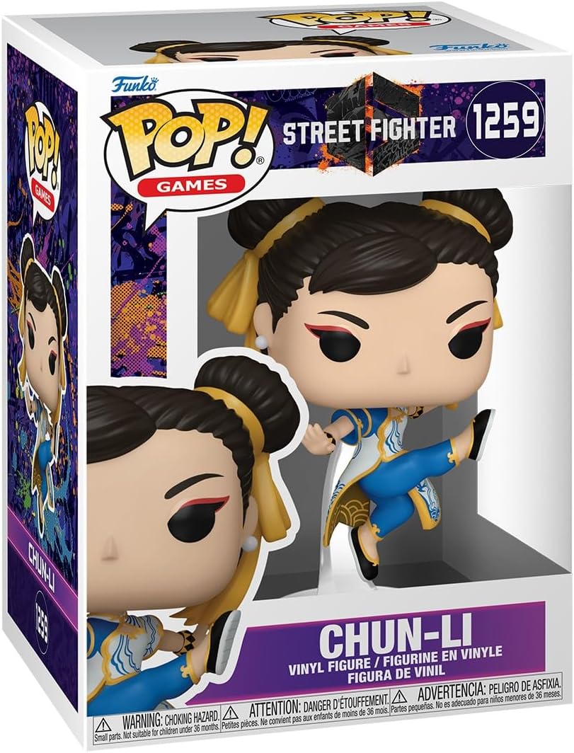 Funko Pop! Games: Street Fighter 6 - Chun-Li - Collectable Vinyl Figure - Gift Idea - Official Merchandise - Toys for Kids & Adults - Video Games Fans - Model Figure for Collectors