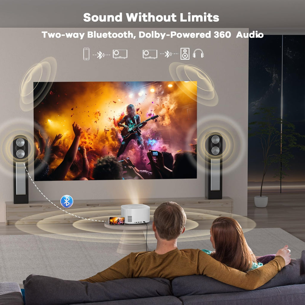 Outdoor-Projector-4K with WiFi and Bluetooth:[3500 Bright/60W Dolby Audio/Official Licensed Apps],Smart-Projector with AI Auto Focus,ONOAYO ONO5Pro 2.0 Movie Projector for Indoor/Outdoor 2026New - Flex Gamingproduct_type
