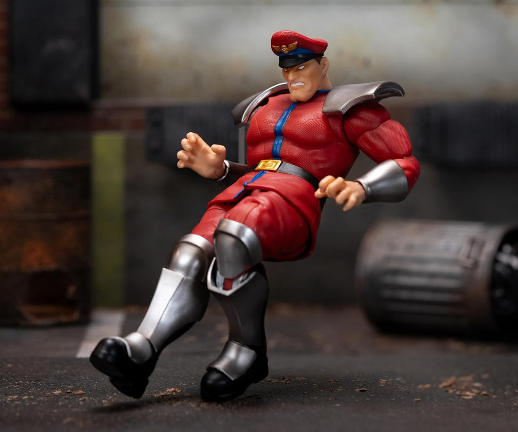 Jada - Street Fighter 2- Articulated Figure of M. Bison 15 cm, Collectable, with Interchangeable Hands and Head, Accessories, 20 Articulated Points, Ages 13 (253252030)