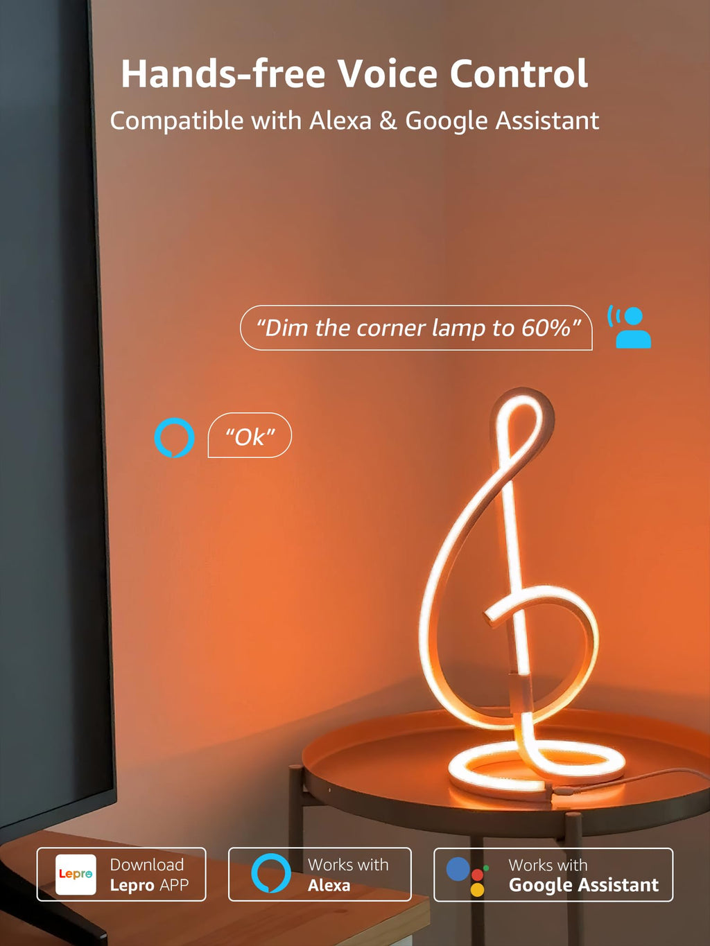 Lepro TB1 AI Smart Table Lamp – 2 Styles
