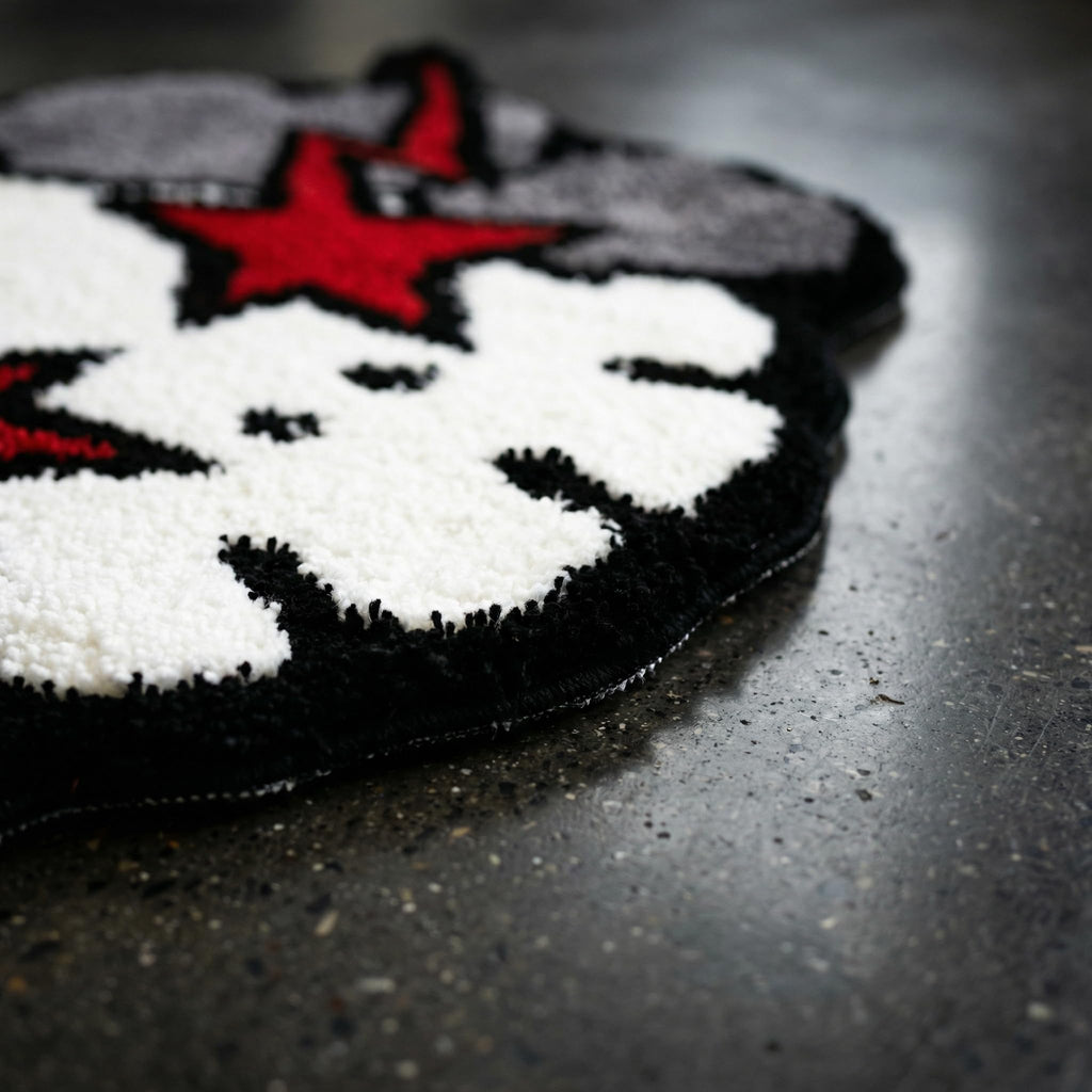 Graduation Bear Rug - Hypebeast Room Decor, Ultra-Soft Hypebeast Rugs with TPR Non-Slip Backing, Trendy Cloud-Like Plush Cute Carpet, Cool Rugs for Bedroom & Man Cave (28"x28") - Flex Gamingproduct_type