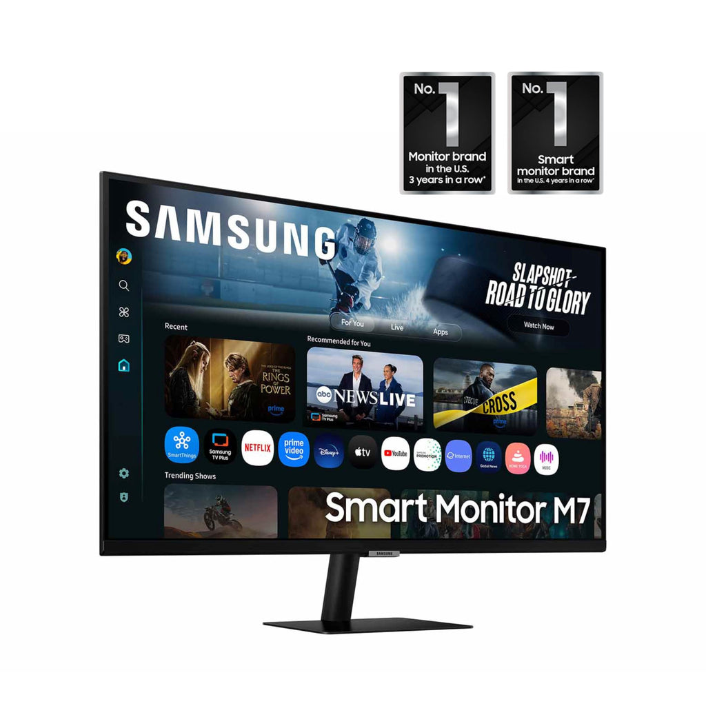 Samsung 43” Smart Monitor M7 (M70F) 4K UHD Display, Samsung Vision AI, Smart TV Apps, Gaming Hub, USB-C, HDMI and USB-A, Black, LS43FM702UNXZA, 2025 - Flex Gamingproduct_type