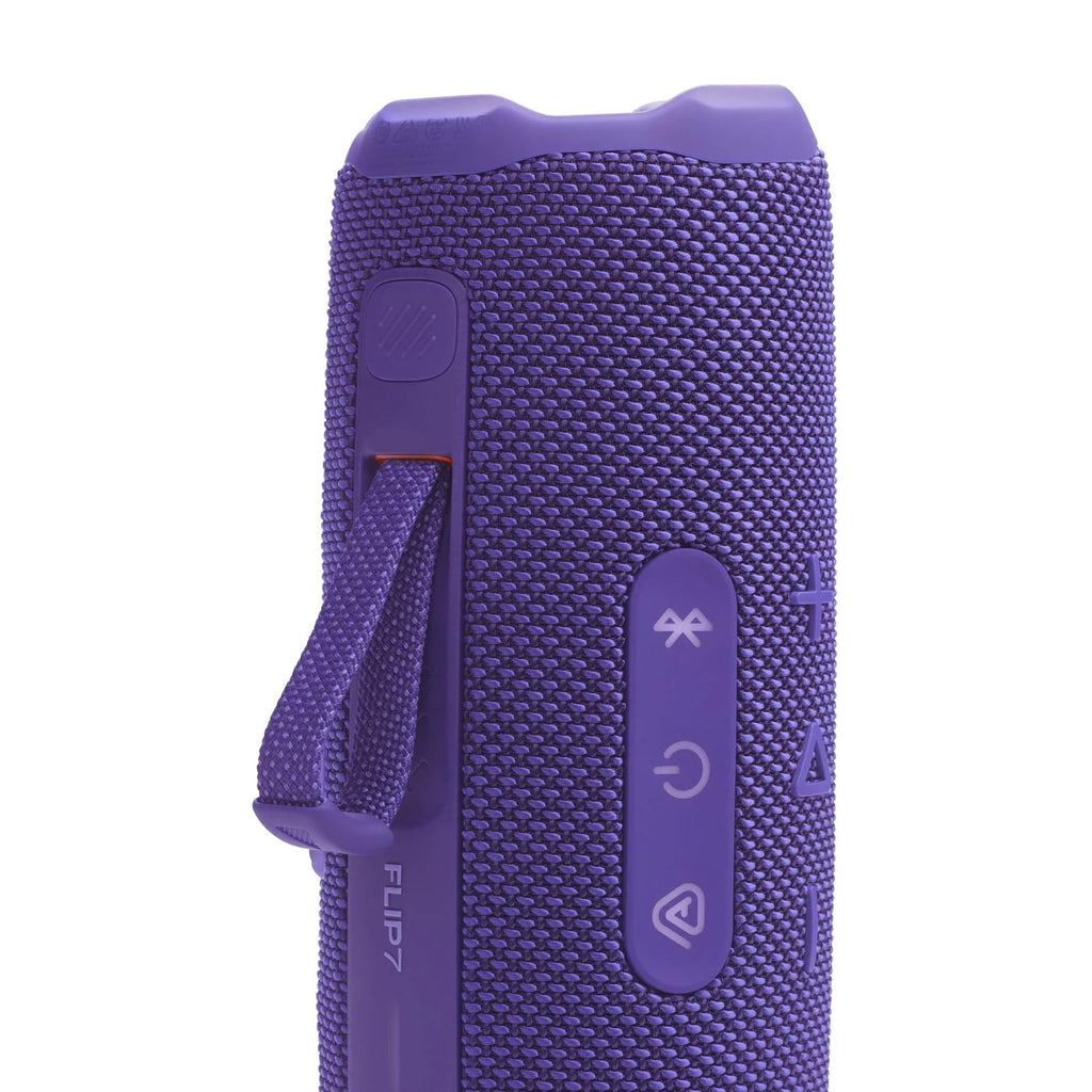 JBL Flip 7 Portable Bluetooth Speaker, IP68 Waterproof, Dustproof, Drop-Proof, PushLock System, AI Sound Boost, 16H Battery, Megen Hardshel Protection Case (Blue)