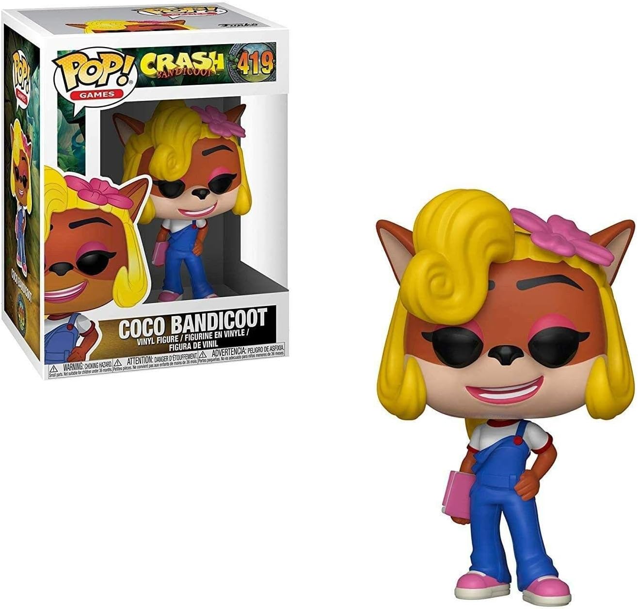Funko Pop Games: Crash Bandicoot - Coco Collectible Figure, Multicolor
