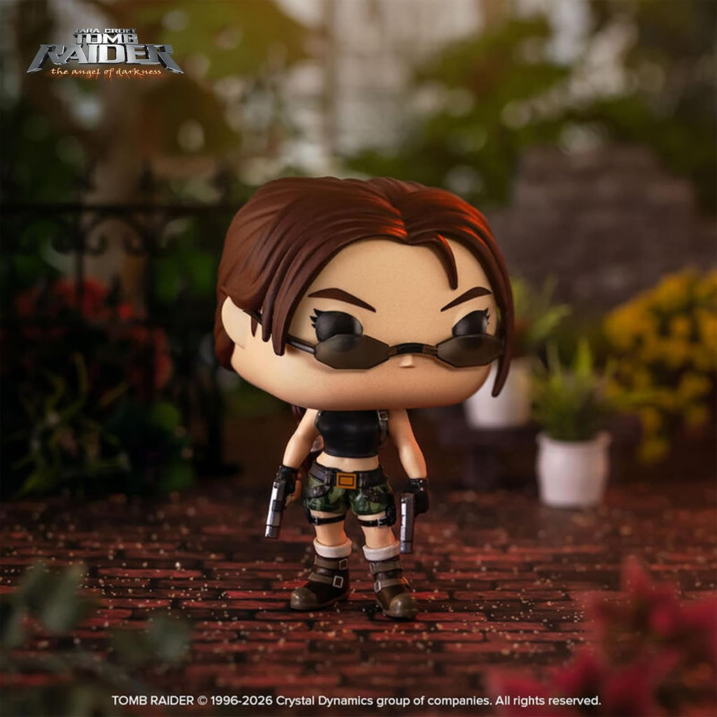 Funko Pop! Games: Tomb Raider - Lara Croft - The Angel of Darkness - Collectable Vinyl Figure - Gift Idea - Official Merchandise - Toys for Kids & Adults - Video Games Fans - for Collectors & Display