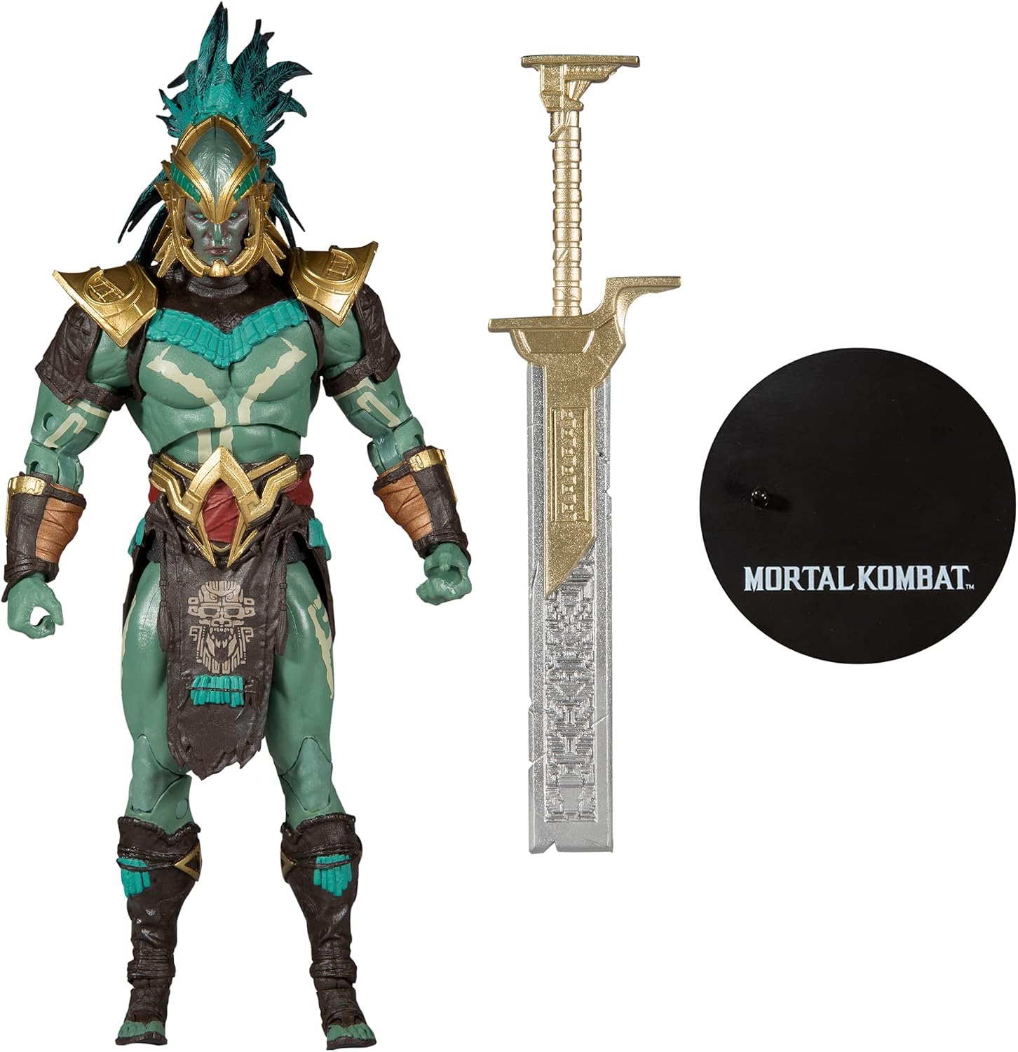 McFarlane Toys Mortal Kombat Kotal Kahn 7" Action Figure with Accessories | Mortal Kombat 7 Inch Action Figure Wave 7 - Kotal Kahn